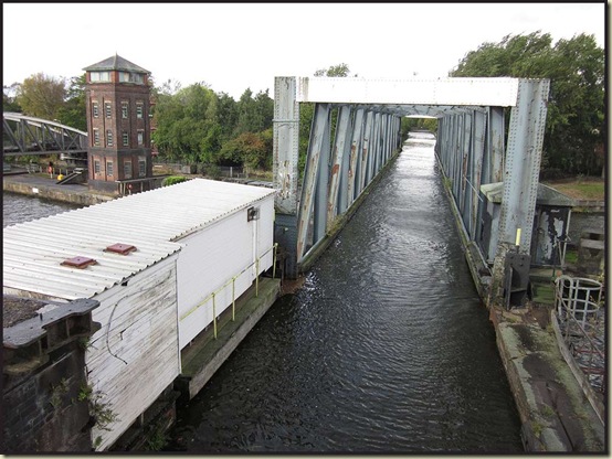 The Bridgewater Canal crosses the Ship Canal