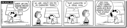 Peanuts 1971-05-27 - Snoopy's first appearance as Joe Cool