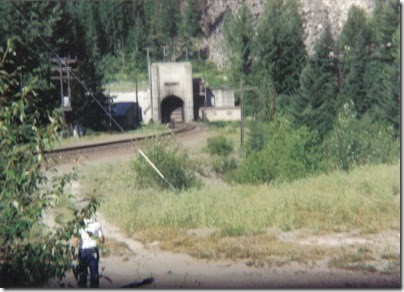 East Portal of the Cascade Tunnel at Berne, Washington in 1994
