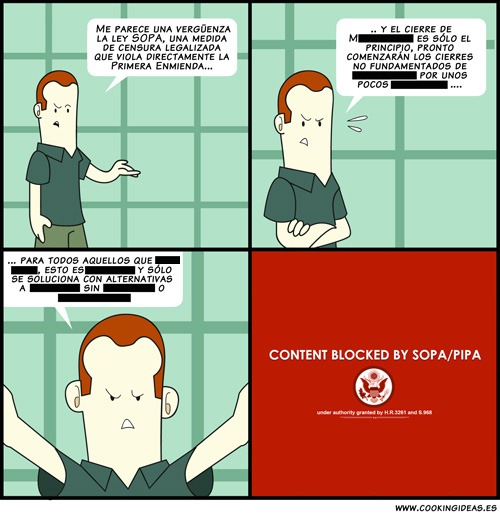 Bloqueado por la SOPA (Coomic)