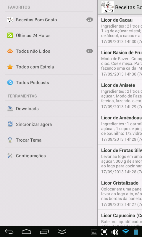 Receitas Bom Gosto - screenshot