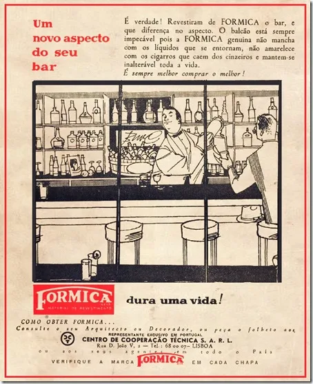 formica pub anos 50