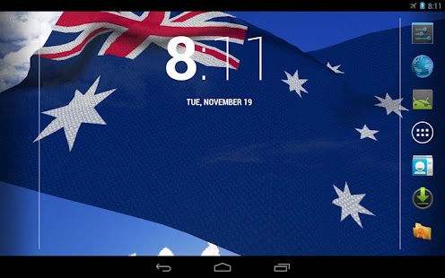 3D Australia Flag LWP + Screenshots 1