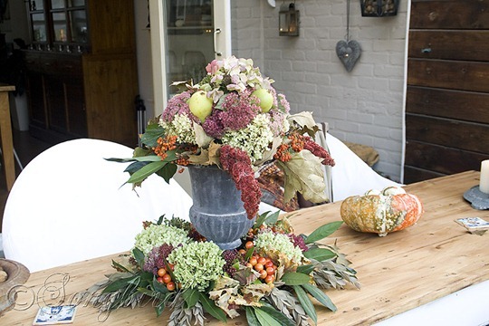 Fall Outside Decoration Table Centerpiece 2