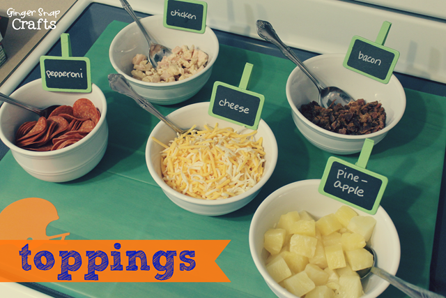 pizza toppings football party ideas #cbias #gamedaygoodies #shop