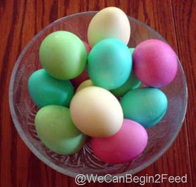 Colored Eggs for Easter