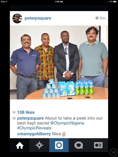 Peter Psquare Okoye Becomes Olympic Milk Ambassador 4