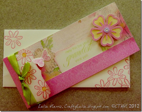 Art Philosophy Lucy Workshop on the Go Die Cut Card with Ready Color Seam Binding Ribbon Close to My Heart