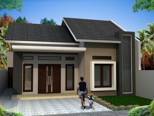 atap rumah minimalis 1 lantai