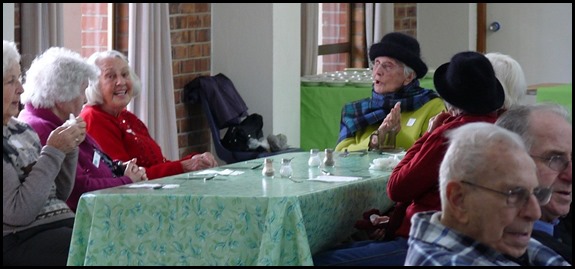 These Prescott Club members were really getting into the groove of the music. Photo courtesy of Dennis Lyons.