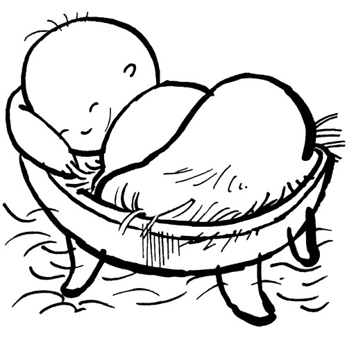 NIÑO JESUS DIBUJOS PARA COLOREAR