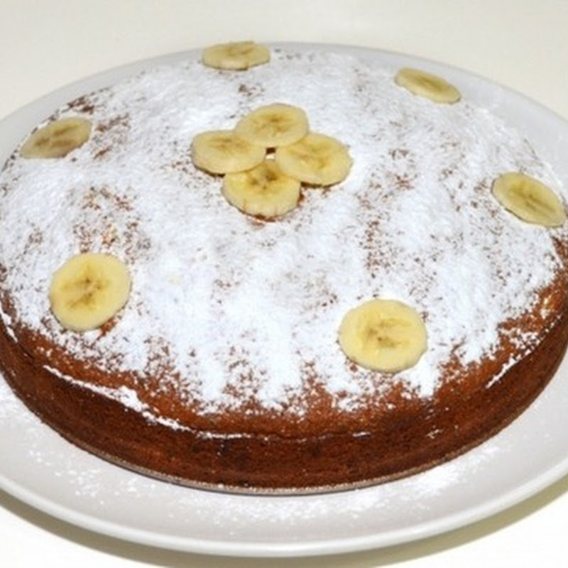 Κέικ με μπανάνα και σοκολάτα