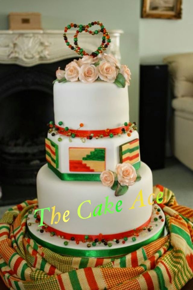 Anonymous GH! 6 Ghanaian wedding cakesphotos