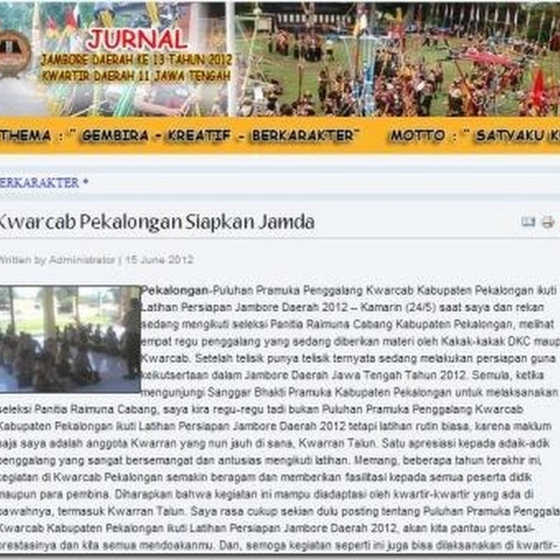 Artikel saya masuk Jurnal Jambore Daerah 13 Jateng, Kok tidak terlacak sumber maupun rujukan kutipan? Pencurian Konten?