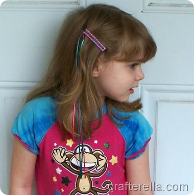 woven ribbon barrettes