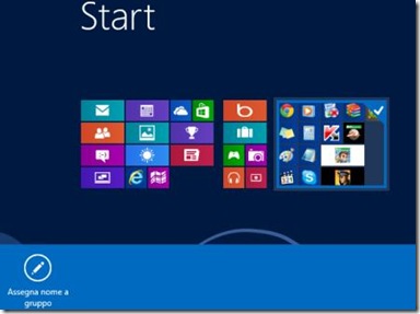 Windows 8 Riposizionare i gruppi delle applicazioni/piastrelle