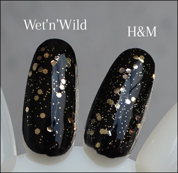 H&M Nagellack Dupe Wet'n'Wild Glamorous Stay Golden 2