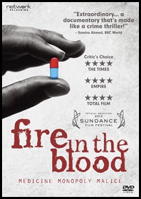 Fire in the Blood DVD packshot