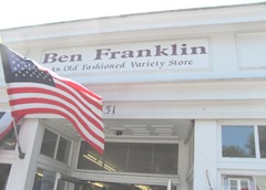 7.31.12 Ben Franklin store front