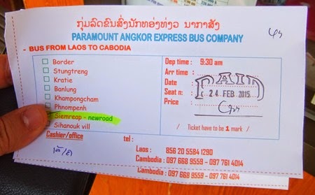 Paramount Angkor Express ticket