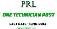 Physical Research Laboratory Jobs 2013