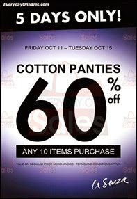 La Senza Cotton Panties Promotion 2013 Deals Offer Shopping EverydayOnSales