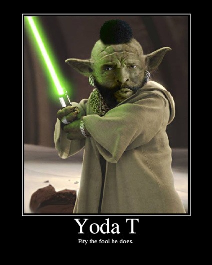 cool star wars photos yoda and mister T