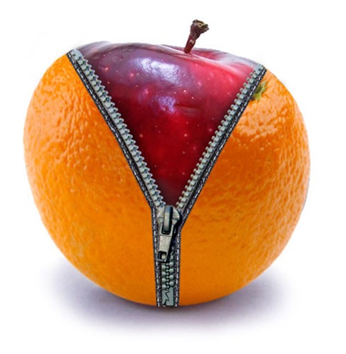 43. Cómo crear una cremallera de Apple en una naranja
