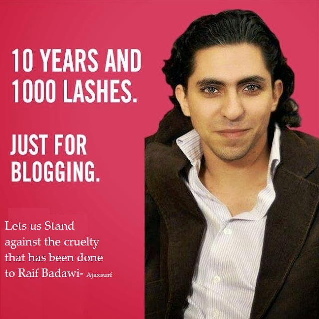 Raif Badawi  50 lashes
