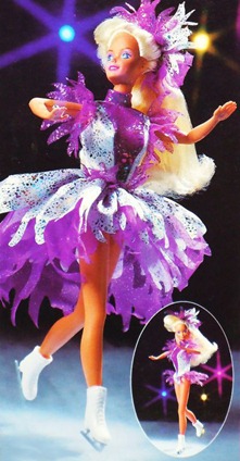 Barbie Ice Capades Dazzling Star 1990 Purple (1990)