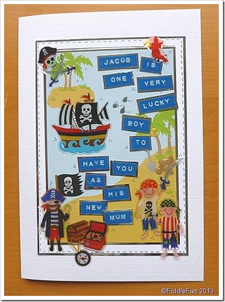 Adoption Card Pirate Theme