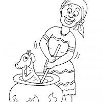 AFRICA DIBUJOS INFANTILES DE AFRICANOS PARA COLOREAR