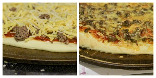 Pizza diptych