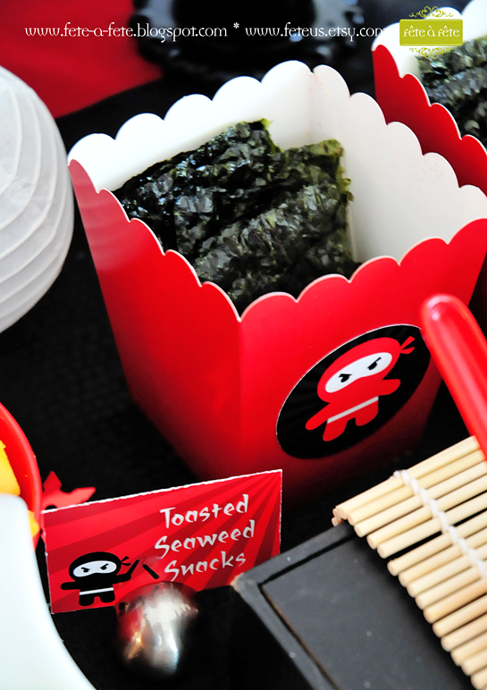 seaweed-snacks---Ninja-Party-by-Fete