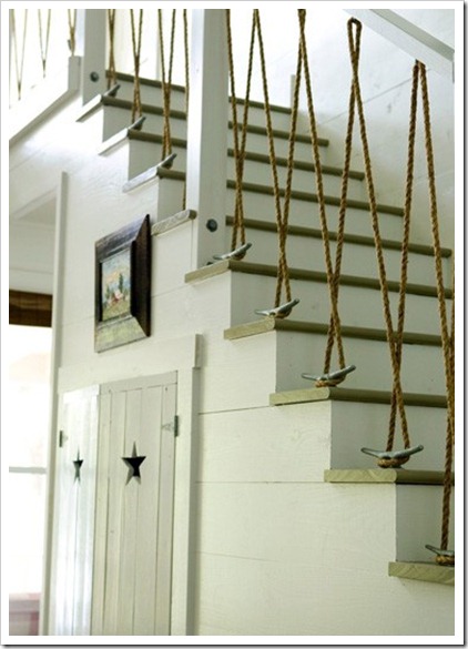 rope and cleat stair