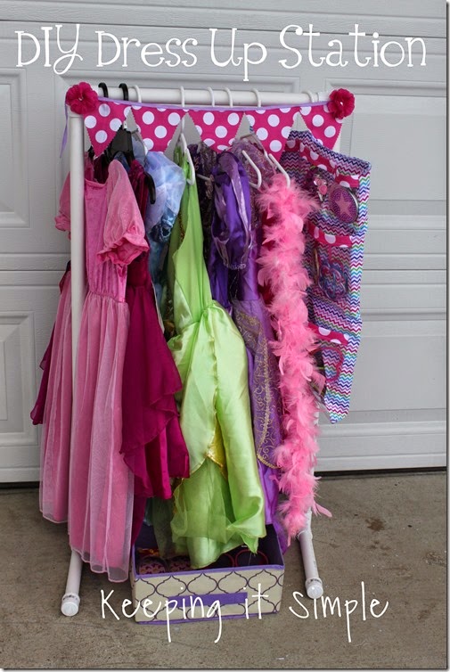 Little Girl's Gift Idea- DIY Dress Up Station - Keeping it Simple