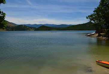Emigrant Lake near the RV Campground