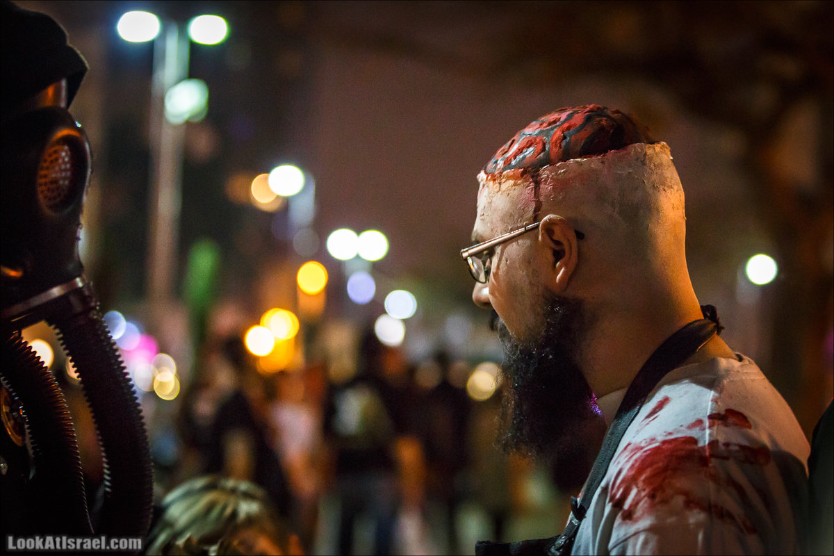 LookAtIsrael.com - Парад зомби в Тель Авиве | Zombie walk TLV, Tel Aviv 2015 |  מצעד זומבים בתל אביב, צעדת הזומבים, זומבי ווק