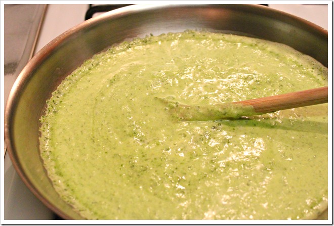 fresh parsley sauce with heavy cream 