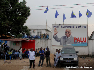 Siège du Palu à Kinshasa. Radio Okapi/ Ph. John Bompengo