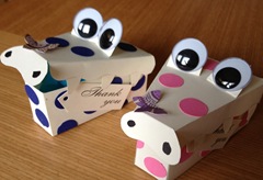 finished croc boxes