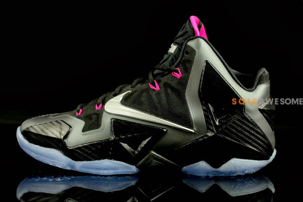 pink and black lebrons