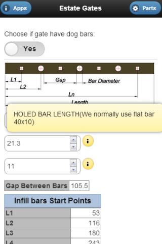 Gate calculator and design