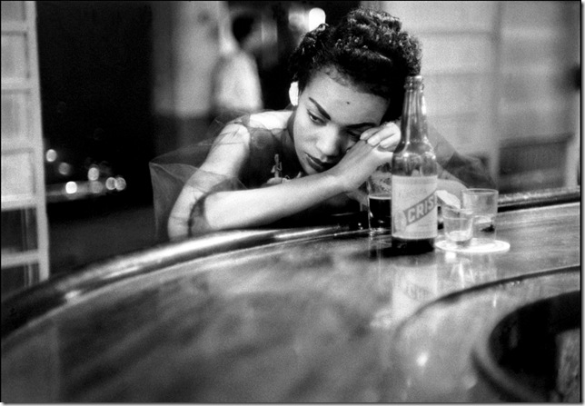 Eve Arnold_CUBA. Havana. Bar girl in a brothel in the red light district. 1954.