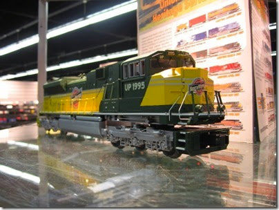 IMG_5349 O27 Union Pacific Heritage Fleet SD70ACe #1995 (Chicago & North Western) by MTH at the WGH Show in Portland, OR on February 17, 2007