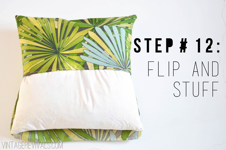 Step by Step Tutorial for Sewing Envelope Pillows