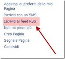 iscriviti ai feed rss