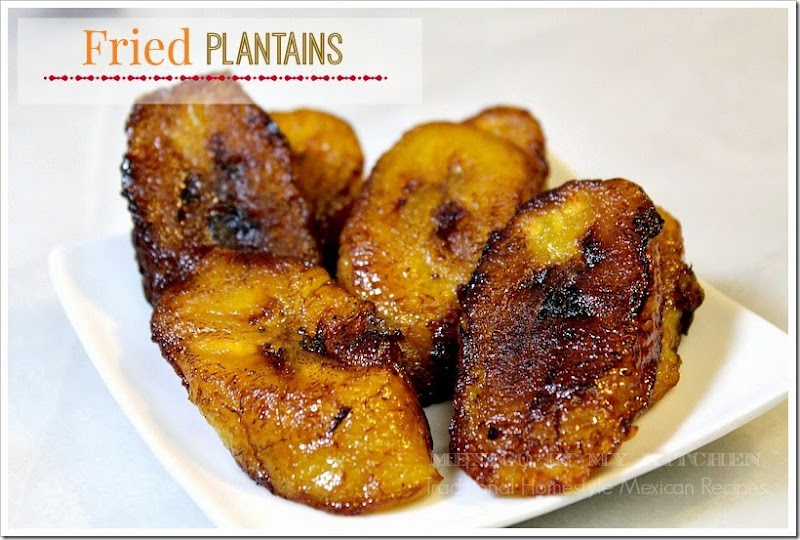 Fried Plantains | Plátanos Fritos | Mexican Recipes