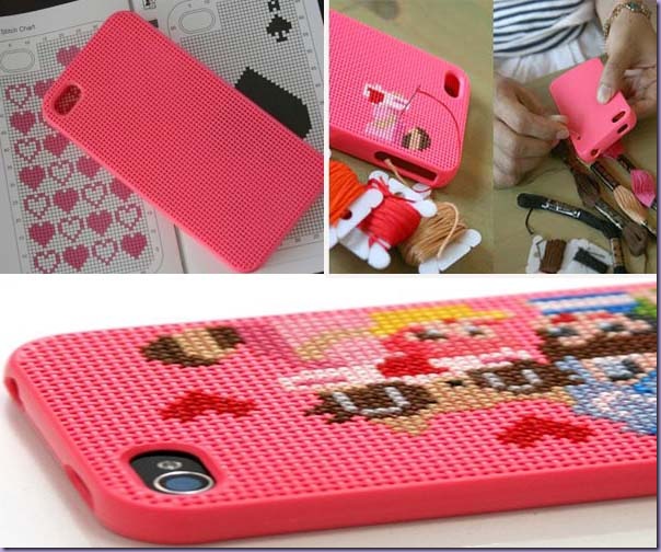 Iphone-Capinha-Vazada-Bordar-Linha-Agulha-Personalizado-DIY