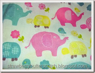 elephant turtle fabric close up